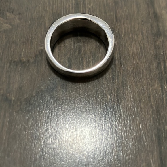 Y2K Vintage Swarovski Crystal Sterling Silver Ring Size 5 - Picture 6 of 11